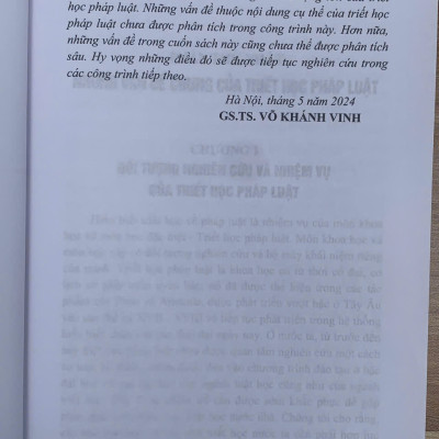 Triết học pháp luật- lịch sử và chức năng phương pháp luận