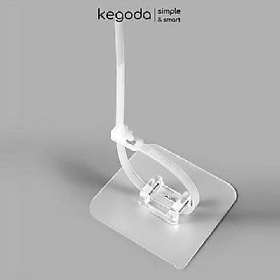 Bộ Miếng Dán Chịu Lực Kèm Dây Đai Rút Cố Định Chống Lật Tủ Kệ KEGODA (Không Cần Khoan)