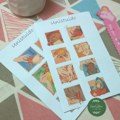 sticker hoạt hình - sticker phong cách cute - uni009