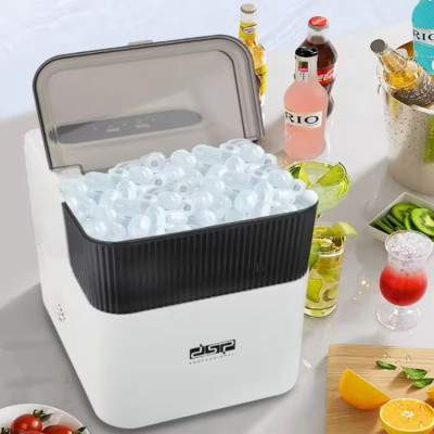 Máy làm đá viên siêu tốc, chỉ trong 6 phút Thương hiệu Nga cao cấp DSP KD8001, Công suất làm đá 90-165W, sản lượng 12kg/24h, Dung tích bình chứa 1,4 lit - HÀNG NHẬP KHẨU, BẢO HÀNH 12 THÁNG