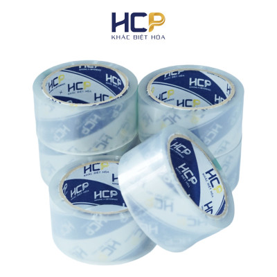 Băng keo trong HCP Siêu Dính 50m Độ Bền Đứt Cao Niêm Phong Chắc Chắn