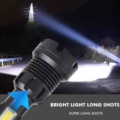 Đèn pin sạc cầm tay siêu sáng Terino T74 (chống nước) - Hàng Chính Hãng