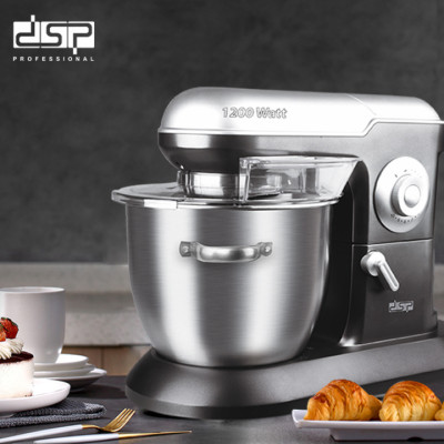 Máy trộn bột, đánh trứng 6.5 lít, 10 tốc độ đánh cao cấp thương hiệu DSP KM3025 - Công suất 1200W - HÀNG NHẬP KHẨU