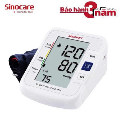 Đèn Ốp Trần Máy-Đo-Huyyết-Áp Sinocare Thông Minh Tự Động - Công Nghệ Đức, Hỗ Trợ Giọng Nói Tiếng Việt