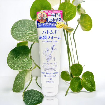 Sữa Rửa Mặt Tẩy Trang Chiết Xuất Ý Dĩ Wasosen Cleansing Foam 150 G