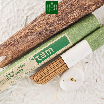 Nhang Trầm Hương Không Tăm Yên Thảo Mộc Loại Tâm Sạch Tự Nhiên Ít Khói An Toàn Dùng Thiền Thờ Cúng Thư Giãn