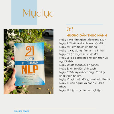 21 Ngày thực hành NLP - Thay Đổi Thói Quen, Xây Dựng Nền Tảng Để Thành Công ( Tái bản )