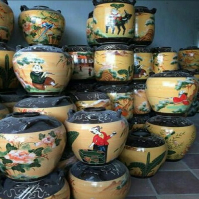 Hũ đựng gạo- Vò ngâm rượu - Chum gốm miệng nhỏ (Giao hàng ngẫu nhiên)