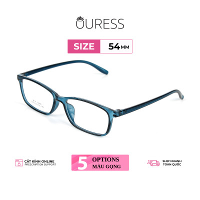 Gọng kính nhựa dẻo thời trang nam nữ siêu nhẹ siêu bền Ouress 2030