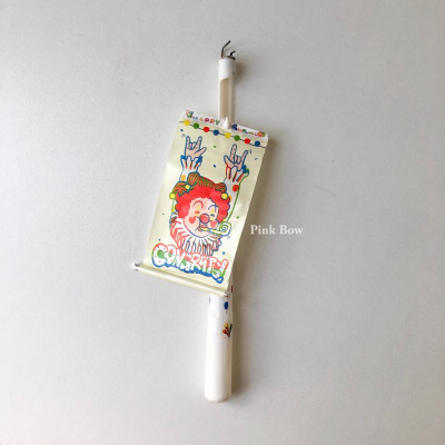 Nến sinh nhật độc lạ tạo bất ngờ bung ra hình Chú hề/ Quạt/ Trái tim/ I love you/ Hộp quà