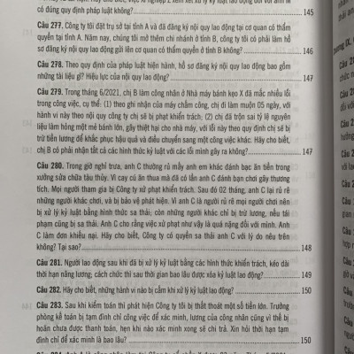 500 Câu Hỏi Và Tình Huống Giải Quyết Các Vướng Mắc, Tranh Chấp Lao Động Theo Bộ Luật Lao Động Năm 2019