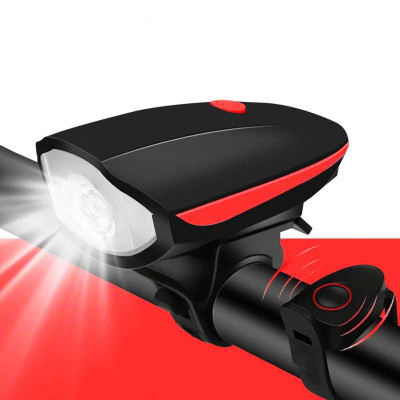 Đèn Xe Đạp Năng Lượng Mặt Trời Siêu Sáng: Có Sạc Pin, Còi Báo, Chống Thấm Nước Cao Cấp