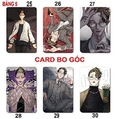 Card hình Hanemiya kazutora 6 ảnh khác nhau/ Thẻ card Hanemiya Kazutora Tokyo Revengers