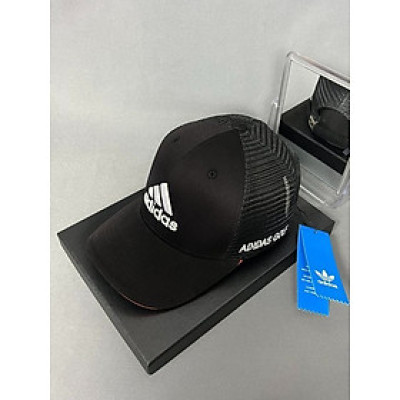 Nón kết, mũ lưỡi trai Unisex Adi.das viền cam phối lưới vải kaki nhập khẩu form chuẩn thời trang siêu đẹp