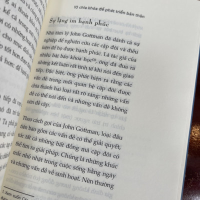 10 CHÌA KHÓA ĐỂ BẢN THÂN PHÁT TRIỂN: Điều Thực Sự Giúp Bạn Hạnh Phúc – Yyes - Alexandre Thalmann – ThS. Nguyễn Vân Anh dịch – Nhã Nam – NXB Dân Trí (Bìa mềm)