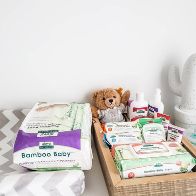Khăn Giấy Ướt Bamboo Baby Wipes Aleva Naturals - 80 tờ