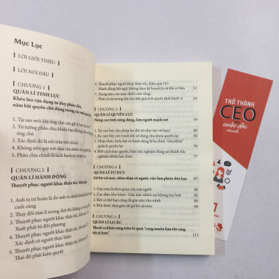 Sách tư duy kỹ năng sống - Trở Thành CEO Của Cuộc Đời Mình (Bookmark)