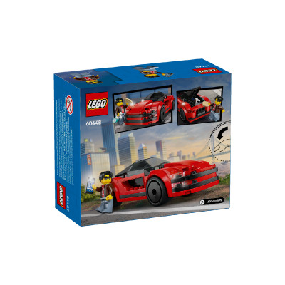 Đồ Chơi Lắp Ráp Xe Thể Thao Màu Đỏ LEGO CITY 60448 (109 chi tiết)