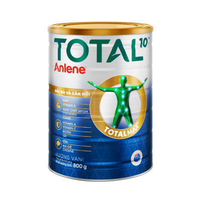 Combo 2 TPBS Anlene TOTAL 10 800g/lon - Tặng 1 lon Anlene Total 10 400g