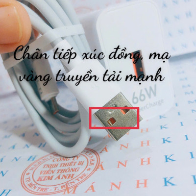 Bộ sạc nhanh 66W LI-TOP AC16 chân Micro, chứng nhận 3C tiêu chuẩn quốc gia, dùng thử 30 ngày, Hàng chính hãng bảo hành 12 tháng