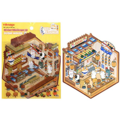 Sticker MiniScape 3D - Teenage MS-05