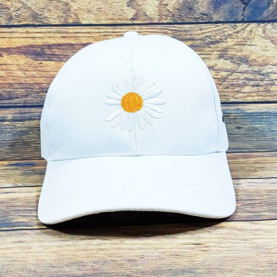 Nón kết / Mũ lưỡi trai thêu hoa cúc dại NON0249T