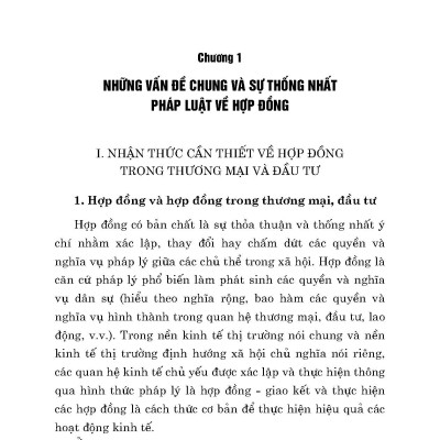 Pháp Luật Về Hợp Đồng Trong Thương Mại Và Đầu Tư - Những Vấn Đề Pháp Lý Cơ Bản (Sách chuyên khảo)