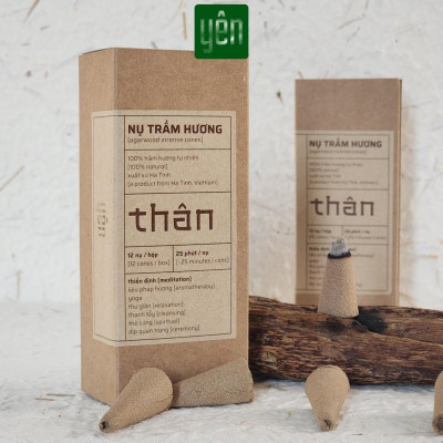 Nụ Trầm Hương Yên Loại Thân Sạch Tự Nhiên Ít Khói An Toàn Dùng Thiền Thờ Cúng Thư Giãn