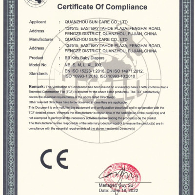 [L50]Tã/Bỉm Dán  BB KITTY SENSITIVE dành cho da Nhạy Cảm size L 50 miếng/ 09 - 14 kg mẫu mới