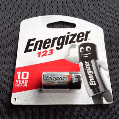 Pin CR123 Energizer Lithium 3V dùng cho máy ảnh (vỉ 1 viên) - Hàng chính hãng