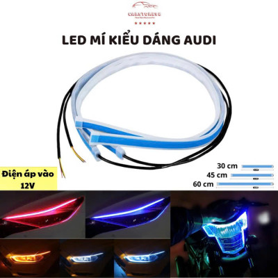 Dây LED Mí Xi Nhan Xe Májy Ô Tô Hiệu Ứng Audi – Chống Nước, Sáng Đẹp, Bền Bỉ , đèn led