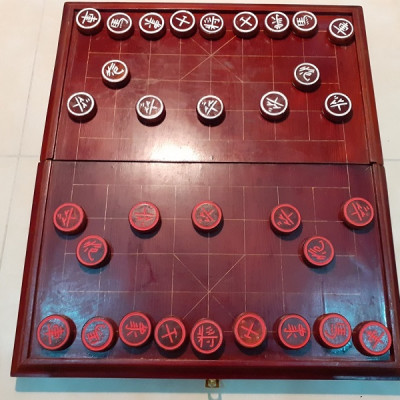 Quân cờ tướng bằng gỗ cao cấp