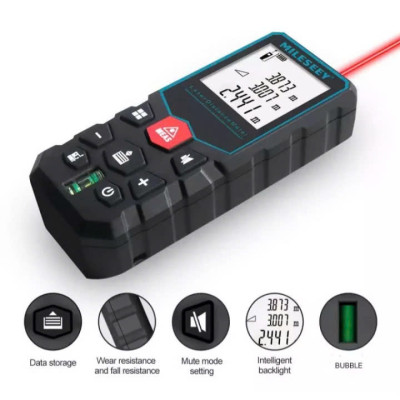 Đèn Ôp Trần Máy Đo Khoảng Cách Bằng Tia Laser 40M – Mẫu Mới Chính Xác, Siêu Bền!