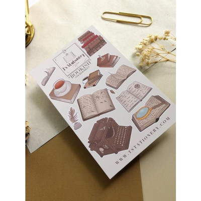 Sticker sheet  bookish - chuyên dán, trang trí sổ nhật kí, sổ tay | Bullet journal sticker - stc008