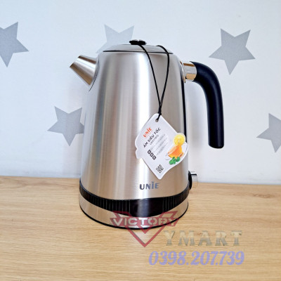 Ấm siêu tốc cao cấp UNIE UEK1761S, Màn hình LED hiển thị sắc nét, công suất 2000W,dung tích 1.7L,Chất liệu an toàn cho sức khoẻ ,Hàng Chính hãng bảo hành 12 tháng