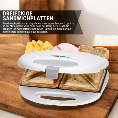 Máy nướng bánh mỳ sandwich clatronic ST3477 Bomann Hàng chính hãng