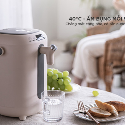 Bình Thủy Điện, Bình Giữ Nhiệt Thông Minh BEAR KE-B30V1 Khử Clo Dung Tích 3L Công Suất 1350 W - Hàng Chính Hãng