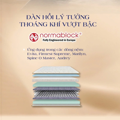 Nệm Lò Xo Túi Dunlopillo Royal Kensington Đẳng Cấp Thượng Lưu - Dày 38cm