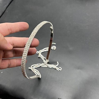 Băng đô cô dâu đây đá 3 hàng tua rua Giangpkc 3-2022 ximamany