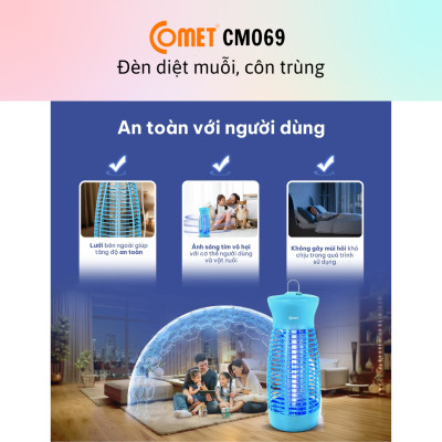 Đèn Diệt Muỗi Comet CM069 6W - Hàng Chính Hãng