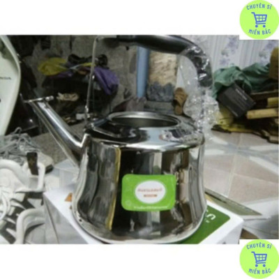 Ấm Đun Nước Inox Thái 5L - Ấm Đun Bếp Ga Bêp Từ - Siêu nước inox cao cấp