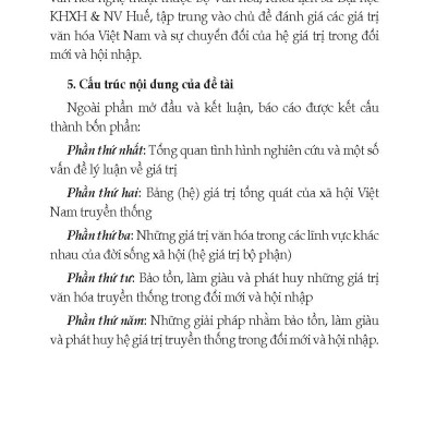 Hệ Giá Trị Văn Hóa Việt Nam (Tái bản 2025)
