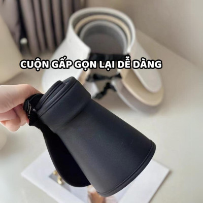 Mũ Chống Nắng Vành Siêu Rộng Che Kín 99% Tránh Tia UV, Vành Rộng Che Phủ Đến Cổ Chống Nắng An Toàn