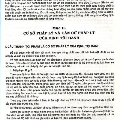 Phương Pháp Định Tội Danh Với 538 Tội Phạm Quy Định Trong Bộ Luật Hình Sự Năm 2015, Được Sửa Đổi, Bổ Sung Năm 2017 (Tái Bản Có Bổ Sung)