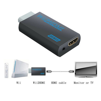 Hàng Chính Hãng - Bộ Chuyển Đổi Wii Sang HDMI 1080p - Cáp HDMI, Plug & Play, Hỗ trợ tất cả các chế độ hiển thị WII (NTSC, PAL 480i, 480p, 576i),Độ phân giải đầu ra 720P hoặc 1080P, Kích thước nhỏ gọn, tiện lợi - ROGTZ