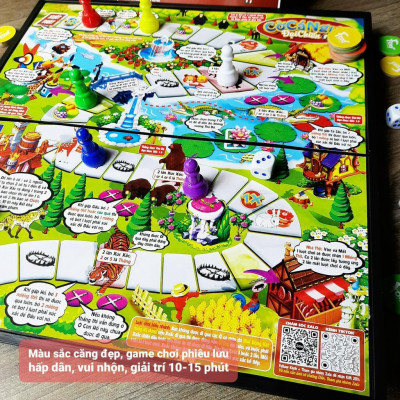 Cờ Cá Ngựa Đại Chiến Nam Châm - Board Game Nhiều Người Chơi