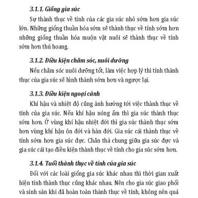 Nông Nghiệp Xanh, Sạch - Nâng Cao Khả Năng Sinh Sản Cho Đàn Gia Súc (Tái bản)