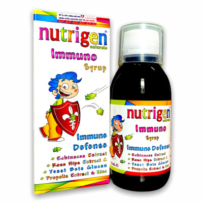 [MUA 1 TẶNG 2] KHI MUA Nutrigen Naturale Immuno - Siro Bổ Sung Dinh Dưỡng Tăng Sức Đề Kháng cho trẻ