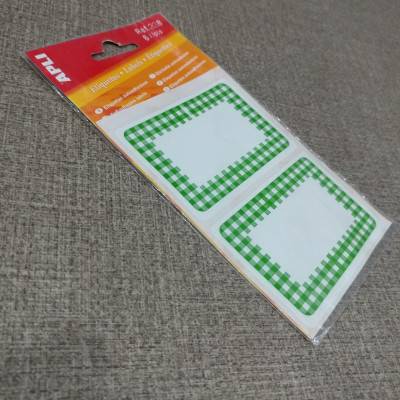 Sticker APLI - Viền Xanh Lá 52 x 78 - 338