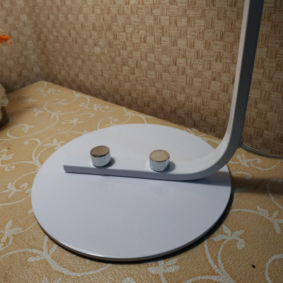 Đèn ngủ để bàn MONSKY cao cấp DB9005 chóa trắng nâu (đã bao gồm bóng LED) - ẢNH THẬT SHOP CHỤP